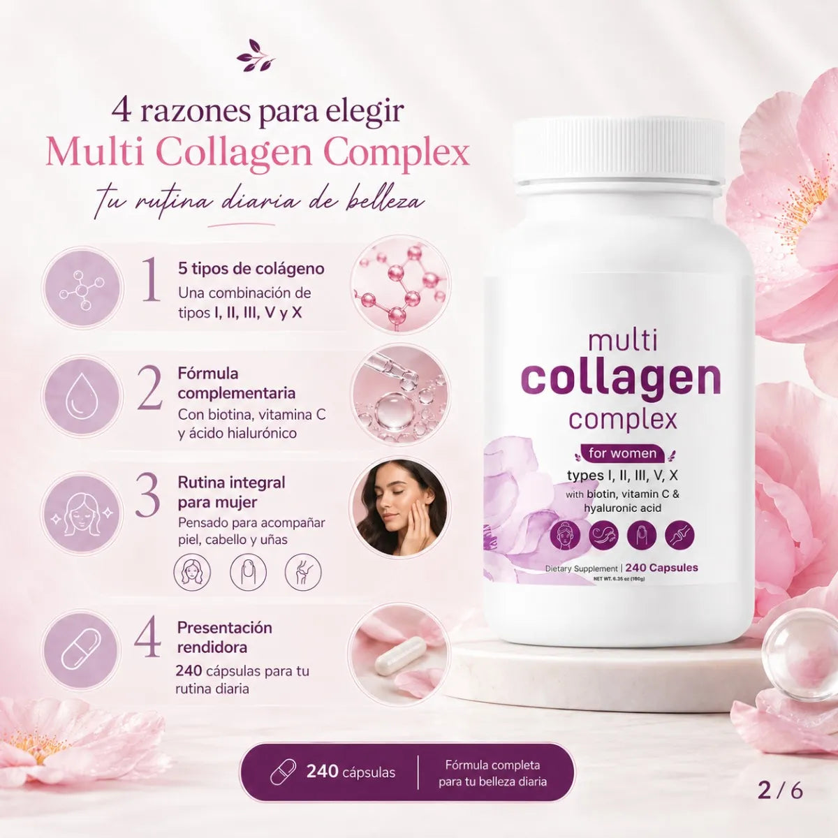 Multicolageno Complex 240 Capsulas