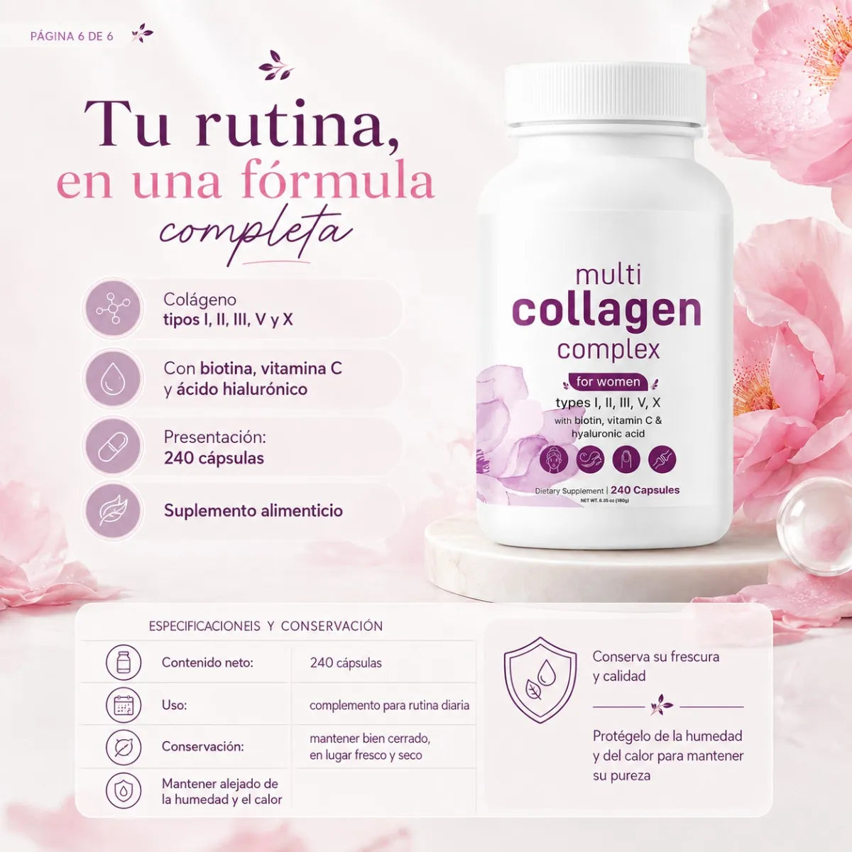 Multicolageno Complex 240 Capsulas