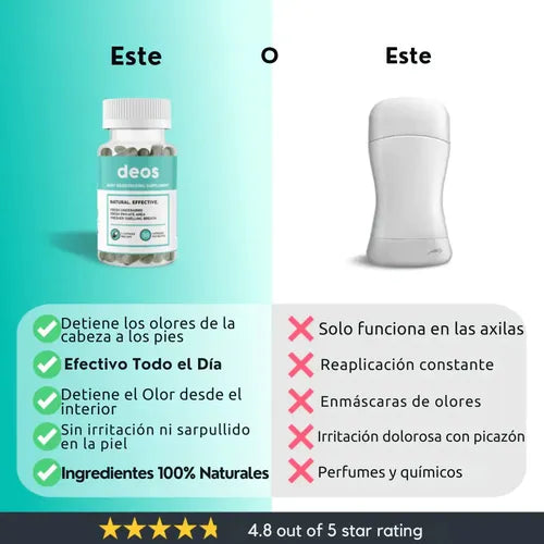 Deos Suplemento Elimina Mal Olor 30 Caps